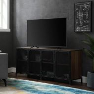 WE Furniture AZ60SOI4DRO TV Stand, 60, Rustic Oak