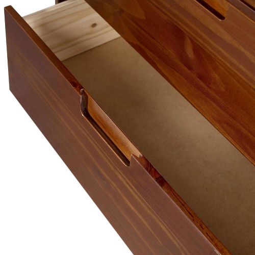  WE Furniture AZR3DSLDRWT Dresser Walnut