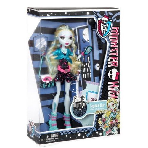  WE-R-KIDS Game / Play Monster High Ghouls Night Out Doll Lagoona Blue Doll, blue, dolls, monster, high, nukk Toy / Child / Kid