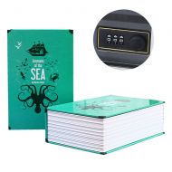 WEALTH One Piece Book Dictionary Piggy Bank for Adults Kids Password Lock Safe Money Saving Coin Box Home Decoration Craft Over Time (Color : Green)