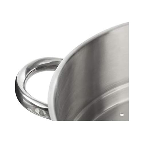  [아마존베스트]WEB2O Stainless Steel Induction and Ceramic Couscous Pot  11 Litres  Diameter 26 cm