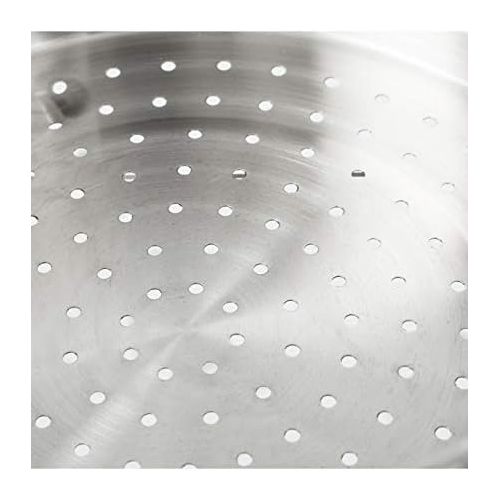  [아마존베스트]WEB2O Stainless Steel Induction and Ceramic Couscous Pot  11 Litres  Diameter 26 cm
