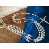 WEDDINGLASSOS White Crystal Pearls Wedding lasso Lazo de Boda en perlas blancas laso de boda wedding laso