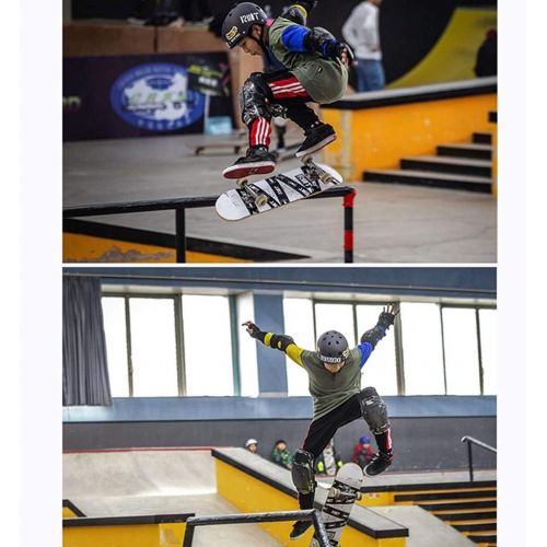  WEI KANG Professionelles Kinder-Skateboard Professionelles Board Verdoppeln Vier Runden Mannliche Und Weibliche Madchen Kleines Skateboard Kurzes Skateboard Fuer Anfanger