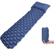 WEINAS AOCKS Camping Sleeping Pad - Mat Hiking Air Mattress Lightweight, Inflatable & Compact, Camp Sleep Pad with Pillow for Backpacking Traveling