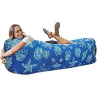 WEKAPO Inflatable Lounger Air Sofa Chair-Camping & Beach Accessories-Portable Water Proof Couch for Hiking, Picnics, Outdoor, Music Festivals & Backyard-Lightweight and Easy to Set Up Air Hammock