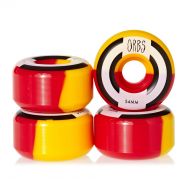 WELCOME Orbs Apparitions Splits - 54mm Skateboard Wheel 54mm Red/Yellow