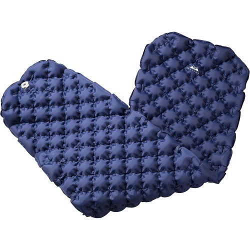  WELLAX Ultralight Air Sleeping Pad - Inflatable Camping Mat for Backpacking, Traveling and Hiking Air Cell Design for Better Stability & Support - Best Sleeping Pad