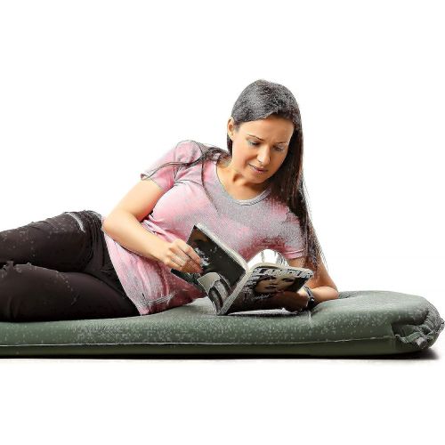  WELLAX UltraThick FlexFoam Sleeping Pad Self Inflating 3 Inches Camping Mat and WELLAX Ultralight Air Sleeping Pad Inflatable Camping Mat