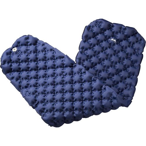  WELLAX Ultralight Air Sleeping Pad - Inflatable Sleeping Mat, Ultimate Airpad for Backpacking, Traveling, Camping and Hiking - Repair Kit, Carry Bag, Compact Air Mattress