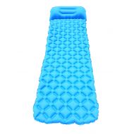 WELLAX Lakebirds Ultralight Sleeping Pad/Camping/Travel/Hiking Air-Support Ultra-Compact for Backpacking / 40D Ripstop Woven Nylon