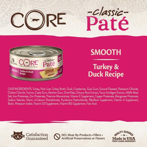  WELLNESS CORE Wellness Core Natural Grain Free Wet Canned Cat Food Turkey & Duck