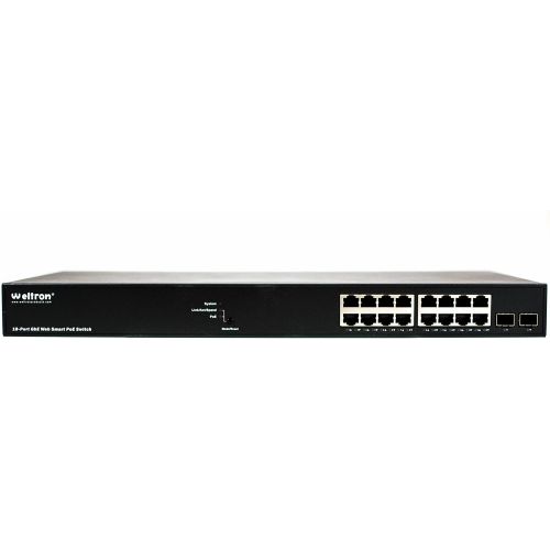  WELTRON Weltron - 8 Port Gigabit 130W PoE+ Managed Switch with 2 SFP Ports (94-1510PF)