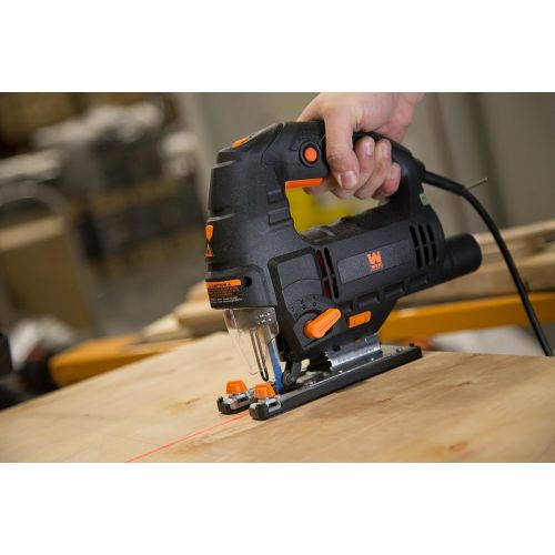  WEN 33606 6.6-Amp Variable Speed Orbital Jig Saw with Laser and LED Light