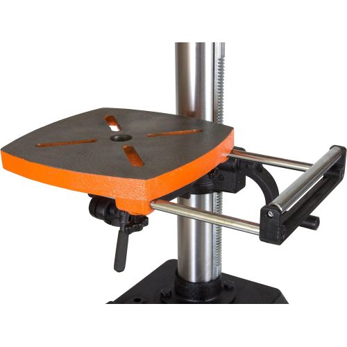  [아마존베스트]WEN 4214 12-Inch Variable Speed Drill Press,Orange & DPA2412T 24 in. x 12 in. Drill Press Table with an Adjustable Fence and Stop Block