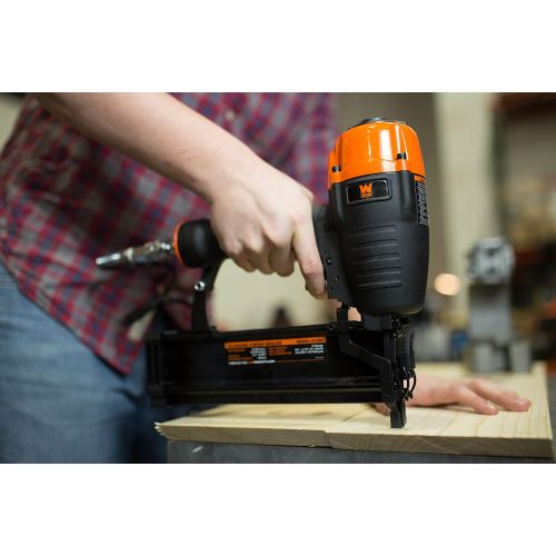  [아마존베스트]WEN 61764 16 Gauge Pneumatic Straight Finish Nailer with Carrying Case