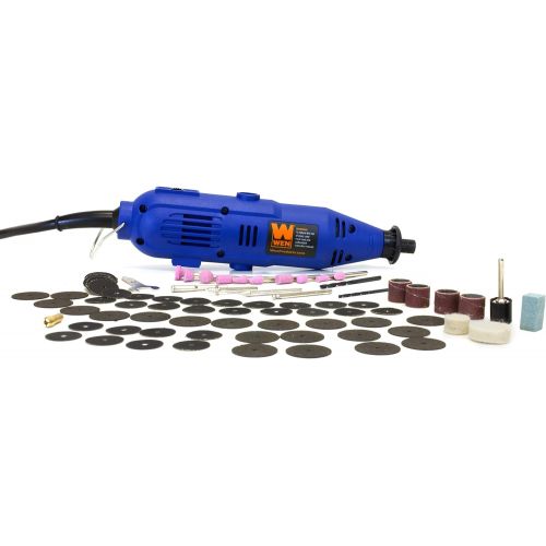  [아마존베스트]WEN 2307 Variable Speed Rotary Tool Kit with 100-Piece Accessories,Blue,Medium