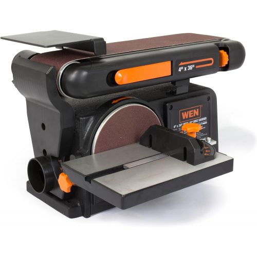  WEN 6502 4 x 36-Inch Belt and 6-Inch Disc Sander with Cast Iron Base