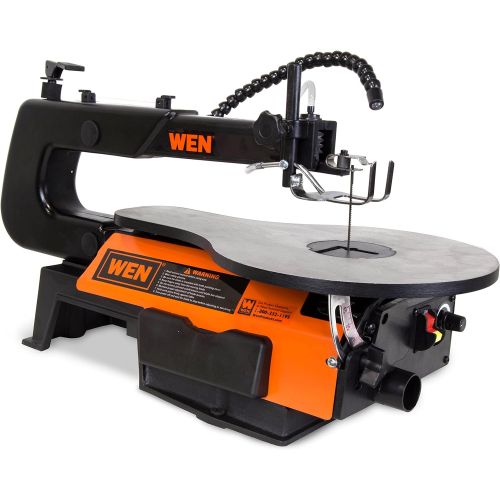  WEN 3921 16-inch Two-Direction Variable Speed Scroll Saw & 6502T 4.3-Amp 4 x 36 in. Belt and 6 in. Disc Sander with Cast Iron Base