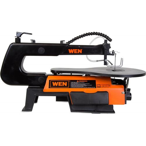  WEN 3921 16-inch Two-Direction Variable Speed Scroll Saw & 6502T 4.3-Amp 4 x 36 in. Belt and 6 in. Disc Sander with Cast Iron Base