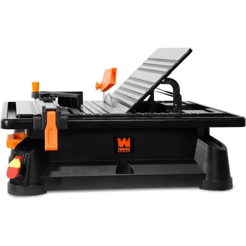  WEN 71707 6.5A 7-Inch Portable Wet Tile Saw with Fence and Miter Gauge