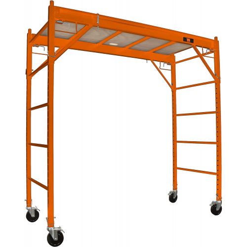  WEN 31110 Baker-Style 6.25 ft. Multi-Purpose 1000-Pound-Capacity Rolling Steel Scaffolding