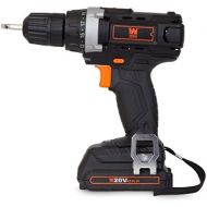 WEN 49120 20V MAX Lithium-Ion Cordless DrillDriver with Battery, Bits and Carrying Bag