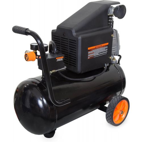  WEN 2287 6-Gallon Oil-Lubricated Portable Horizontal Air Compressor