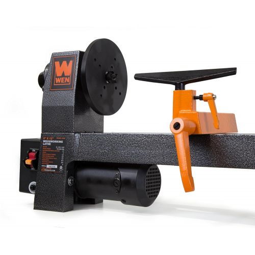  WEN 3420 8 by 12 Variable Speed Benchtop Wood Lathe