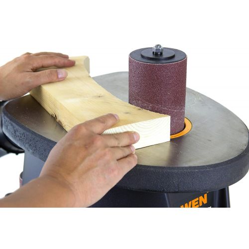  WEN AT6535 3.5-Amp Oscillating Spindle Sander with Extra Large Beveling Table Top