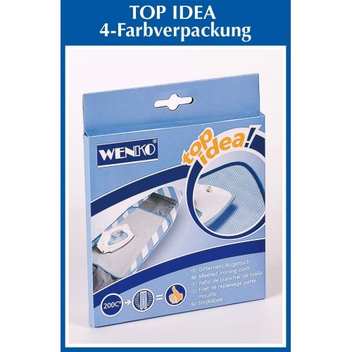  Wenko WENKO 1097843100 Gitternetz-Buegeltuch - fuer empfindliche Stoffe, Kunststoff - Polyester, Transparent