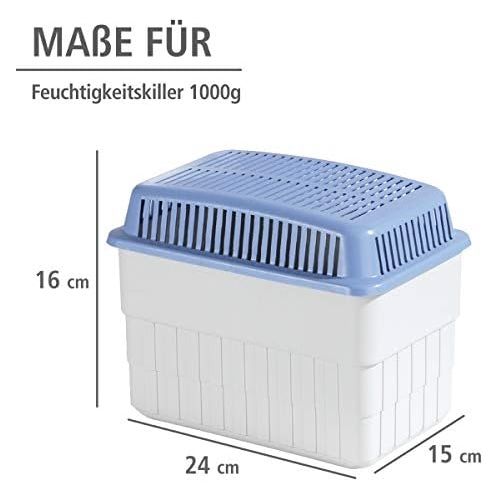  Wenko WENKO Feuchtigkeitskiller 1 kg, Raumentfeuchter, 24 x 16 x 15 cm, weiss