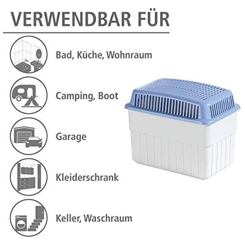  Wenko WENKO Feuchtigkeitskiller 1 kg, Raumentfeuchter, 24 x 16 x 15 cm, weiss