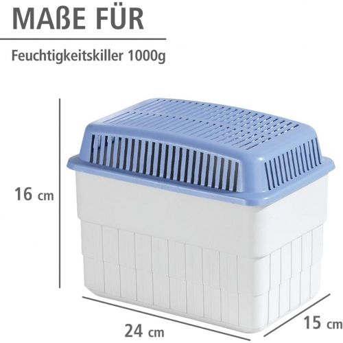  Wenko WENKO Feuchtigkeitskiller 1 kg, Raumentfeuchter, 24 x 16 x 15 cm, weiss