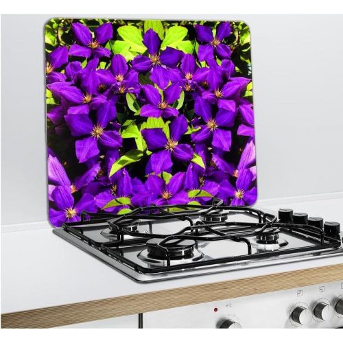  [아마존베스트]WENKO Clematis 2712963500 Multi Plate for Glass Ceramic Hobs 56 x 0.5 x 50 cm Tempered Glass