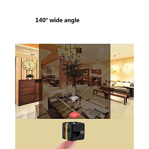  WENL Mini DVR Kleine Luftaufnahmen, 1080P Mini Kamera, Kamera Sport Cam, HD Camcorder Nachtsicht Miniatur Kamera, Versteckte Kamera Mini DV Video Recorder fuer Home Security Surveil