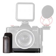 WEPOTO XT30-BL Hand Grip Quick Release Plate L Bracket QR Plate Compatible with Fujifilm X-T30 X-T20 X-T10 Camera -Aluminium Ebony