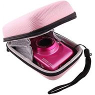 WERJIA Hard EVA Travel Case for Nikon Coolpix W150/W100 Digital Camera (Large, Pink)