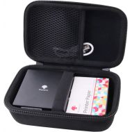 WERJIA Hard Carry Travel Case for Phomemo M02/M02S /M02 PRO Mini Photo Printer (Black)