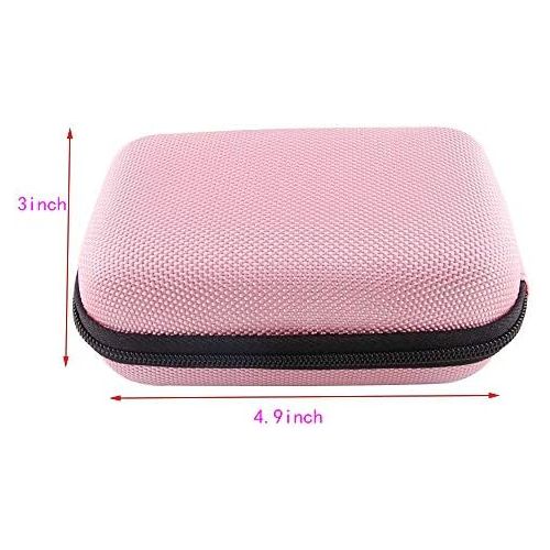  WERJIA Hard Carrying Case Compatible with Canon PowerShot SX720 SX620 SX730 SX740 G7X Digital Camera (Pink)