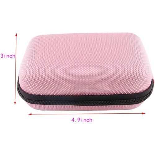  WERJIA Hard Carrying Case Compatible with Canon PowerShot SX720 SX620 SX730 SX740 G7X Digital Camera (Pink)