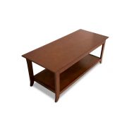 WES Home Furniture Coffee Table, CRE Series, 20 by 46 by 20-Inch, Walnut Finish