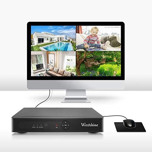  Westshine DVR 8 Channel 5MP H.265 CCTV AHD/TVI/CVI/Analog/IP Hybrid 5 in 1 DVR, Suitable for Camera with Same or Lower Resolution (5MP/4MP/2MP/960H), 4K Output (Hard Drive is not i