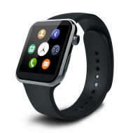 WETERS Fitness Tracker Activity Tracker Watch Heart Rate Monitor Waterproof Bluetooth Phone Sports Bracelet(Black)