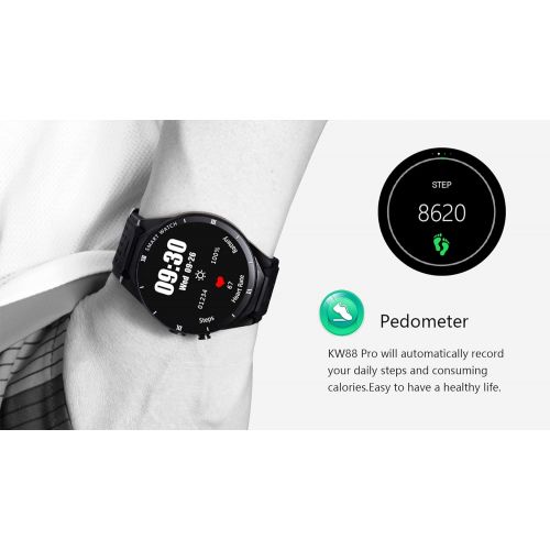  WETERS Fitness Tracker Activity Tracker Watch Heart Rate Monitor Waterproof 3G Card GPS Navigation WiFi Sports Bracelet