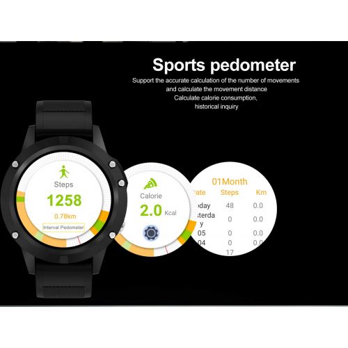  WETERS Fitness Tracker Activity Tracker Watch Heart Rate Monitor Waterproof 3G Card WiFi+GPS Sports Bracelet