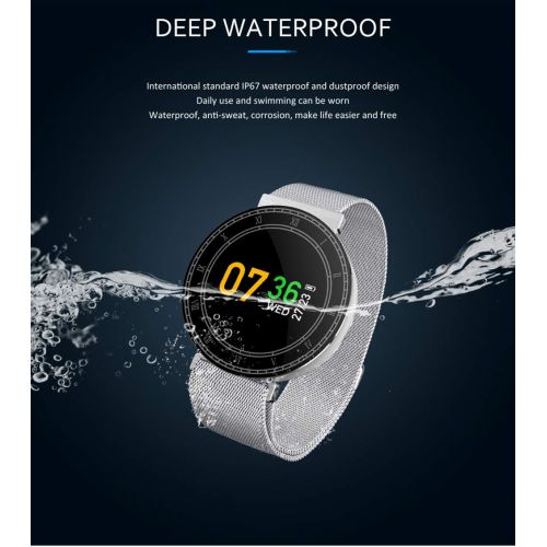  WETERS Fitness Tracker Activity Tracker Watch Heart Rate Monitor Waterproof Color Screen Support Information Push Sports Bracelet