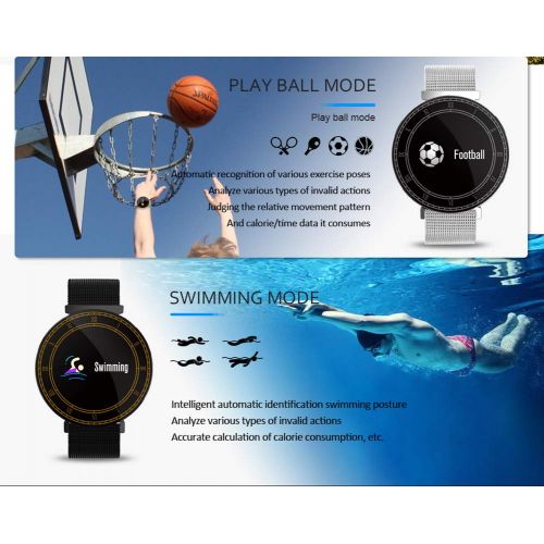  WETERS Fitness Tracker Activity Tracker Watch Heart Rate Monitor Waterproof Color Screen Support Information Push Sports Bracelet