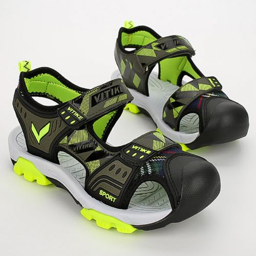  WETIKE Kids Sandals Boys Athletic Sandals Girls Outdoor Water Shoes Summer Beach Closed-Toe Sport Sandals