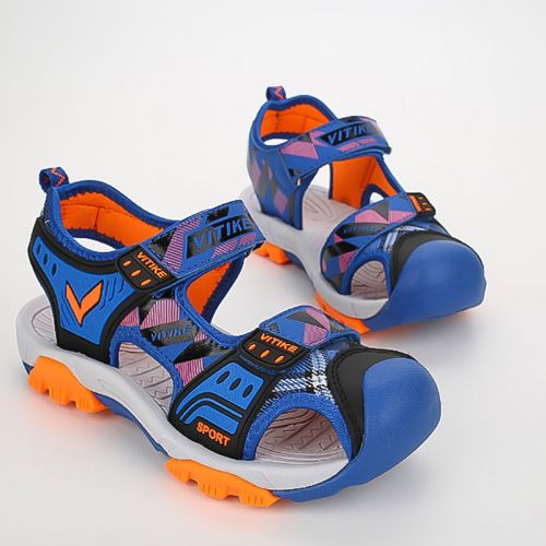  WETIKE Kids Sandals Boys Athletic Sandals Girls Outdoor Water Shoes Summer Beach Closed-Toe Sport Sandals